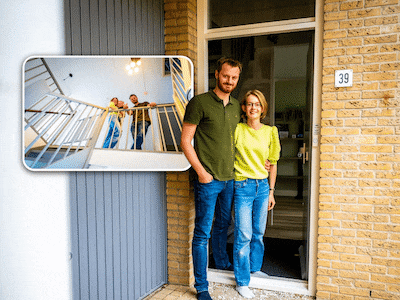 Joost en Marieke (26) stomverbaasd dat ze hun droomhuis konden kopen: ‘We waren ineens de enige’