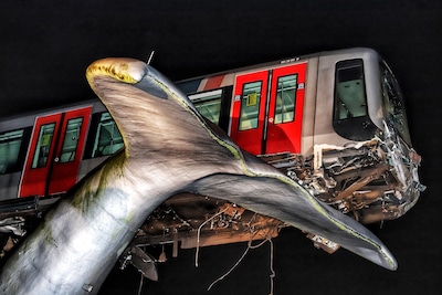 Iconische foto ging de hele wereld over: hoe stom toeval het leven redde van metrobestuurder