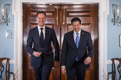 Rutte: Trump duidelijk teleurgesteld in Navo