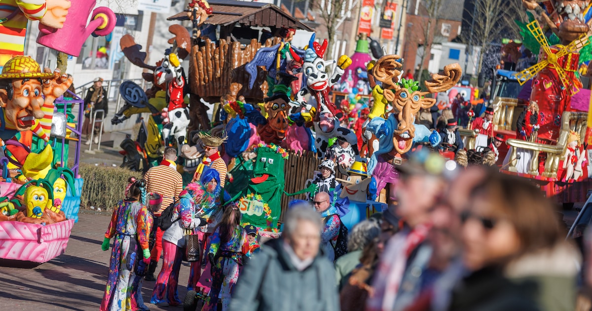 Alle neuzen staan dezelfde kant op in het Fendertse Kleigat