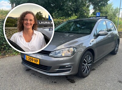 Laura runt nét haar eigen rijschool, nu is haar lesauto gestolen: ‘Dacht even dat m’n vriend ermee v