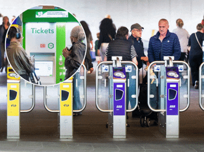 Op Arnhem Centraal staan 22 poortjes en ze weigeren allemaal dit Duitse kaartje