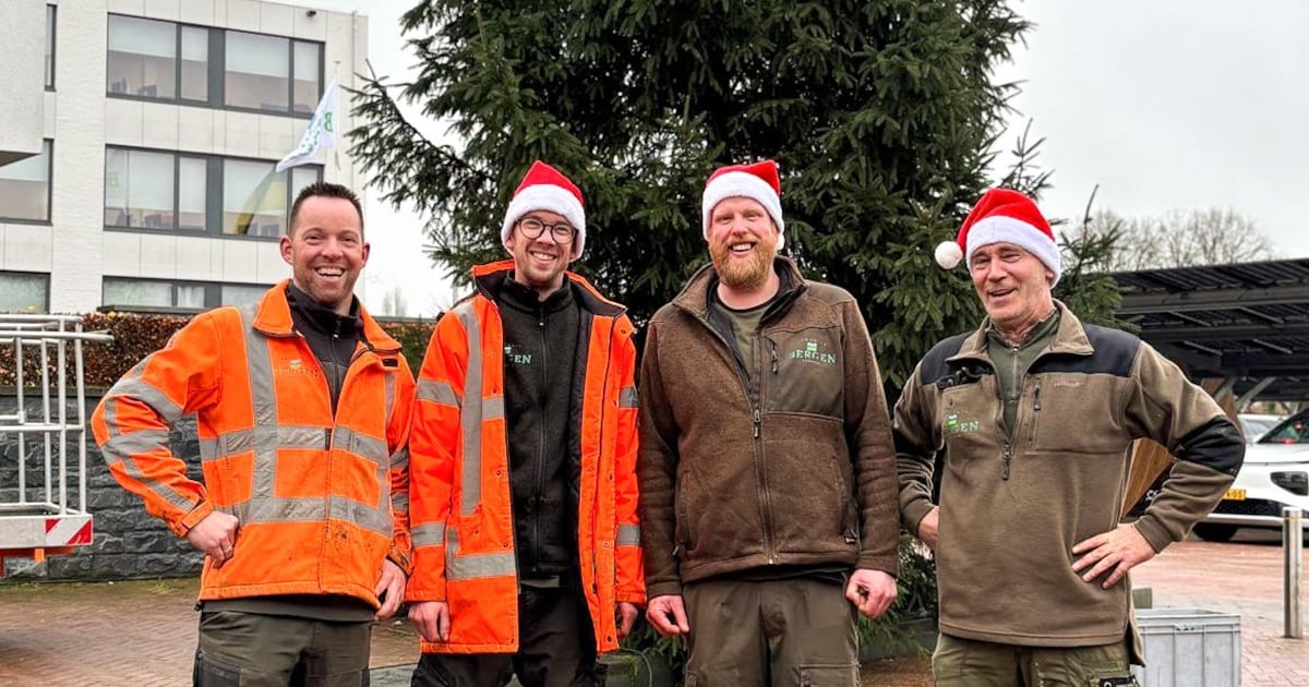 Kerstsfeer in winkelcentrum Mosaïque in Nieuw Bergen