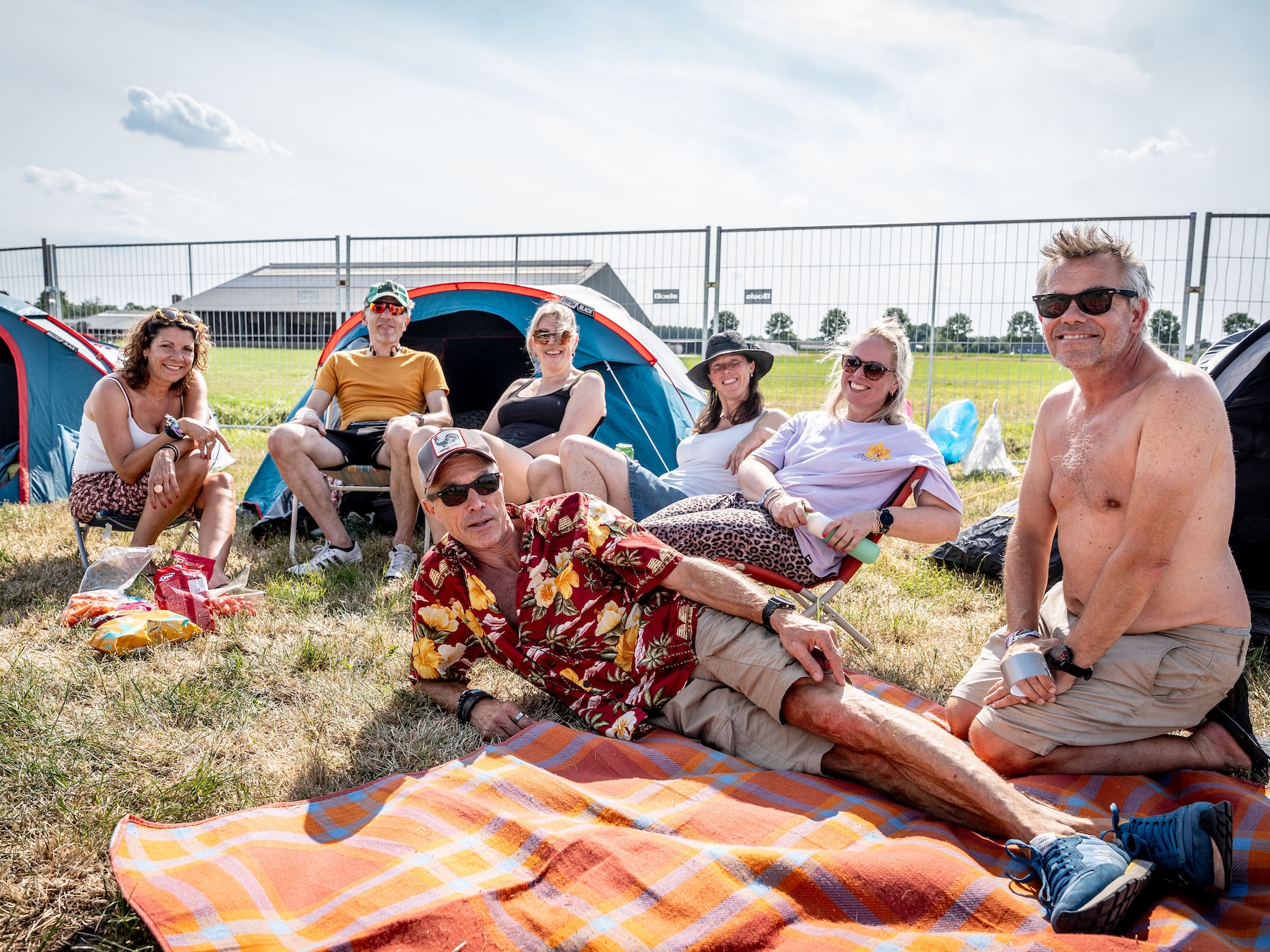 Deze tentjes staan het verst weg van het Down The Rabbit Hole-festivalterrein: ‘Ik hoop dat ik kan knuffelen met een koe’