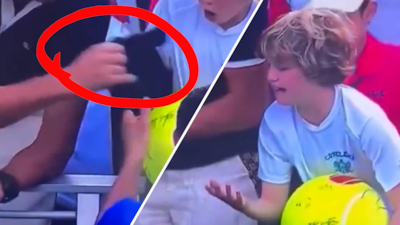 Man die petje van kind afpakte tijdens US Open blijkt ceo van bedrijf en gaat nu diep door het stof