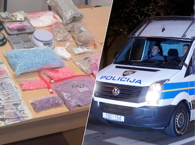 Nederlander opgepakt in Kroatië na inval in zijn appartement: politie vindt enorme hoeveelheid drugs