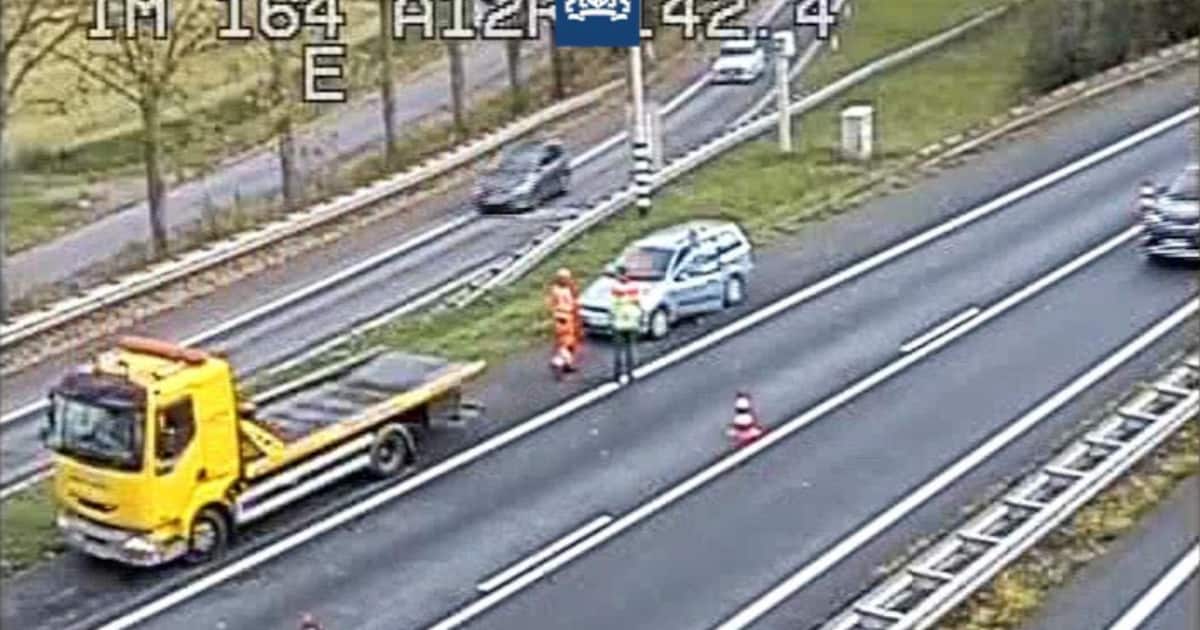 Fileleed op A12: al drie flinke files door ongelukken, weg inmiddels weer vrij.
