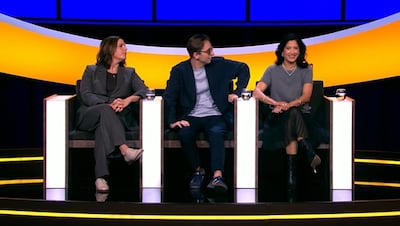 ‘Astronomische score’ van actrice Delilah in Slimste Mens doet presentator Herman van der Zandt plekje zakken