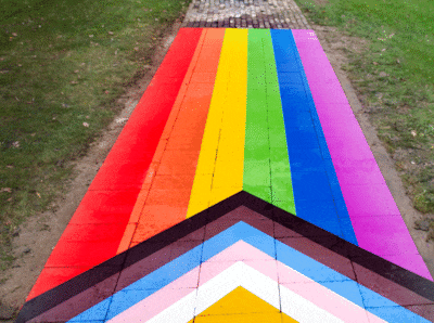 Regenboogpad in Geldermalsen wéér vernield, gemeente gaat camera’s plaatsen