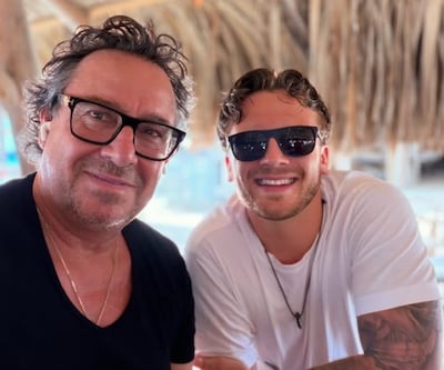 Marco Borsato in het zonnetje gezet door zoon Luca en Samantha Steenwijk dankbaar voor goede genen