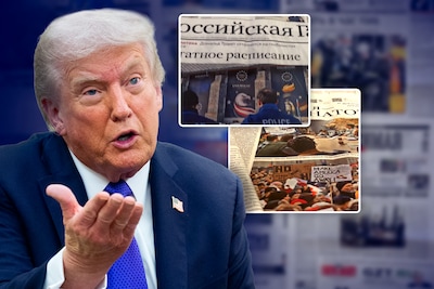 Russische staatsmedia genieten van spanningen tussen VS en Europa: ‘Een plezier om te zien’