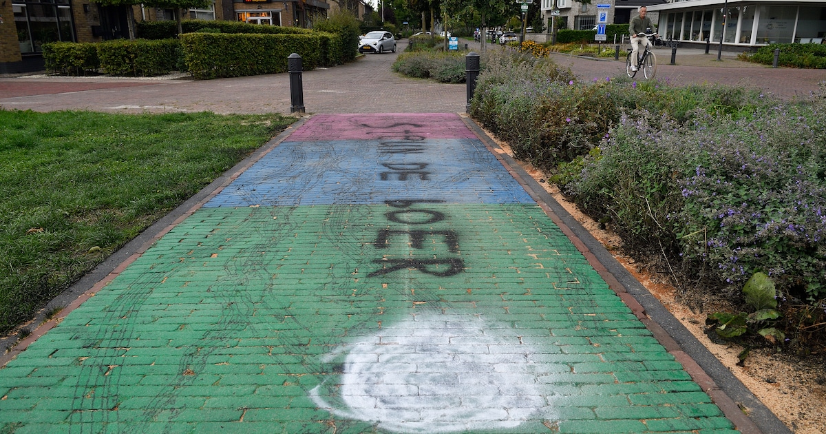 Mogelijke bekladder regenboogpad Nijkerk meldt zich bij de politie