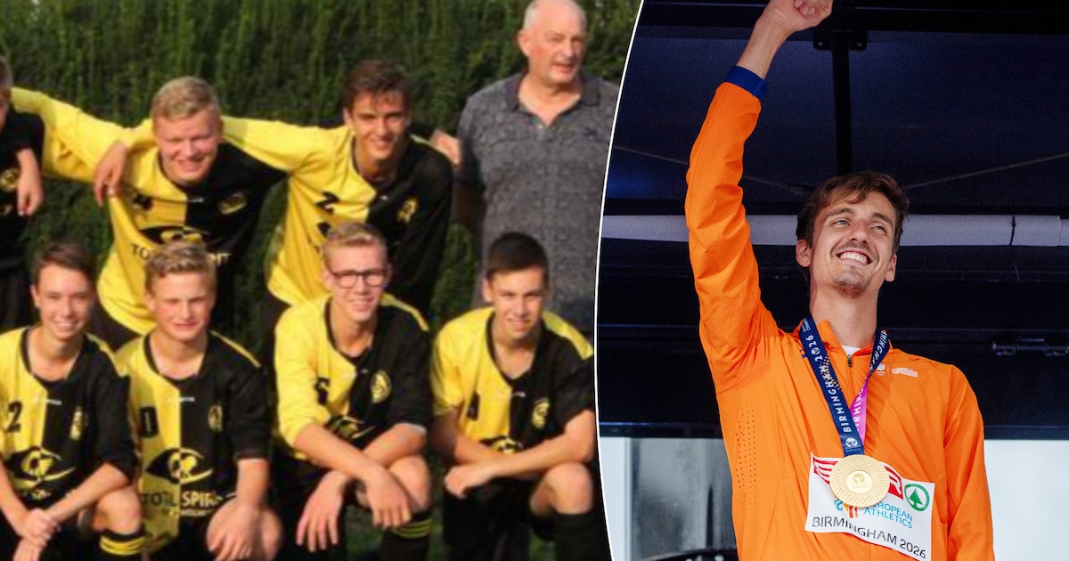 De voetbaljaren van Europees kampioen atletiek Stefan Nillessen ...