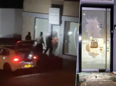 Bewoners horen hels kabaal en zien dan overvallers met kettingzaag