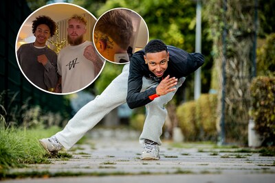 Dit is Kebba Njie (16): bliksemschicht op de schaats én kapper van Jake Paul