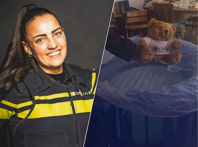 Agent Lindsey bekogeld met vuurwerk na hulp aan baby: ’Iedereen in uniform is een target’