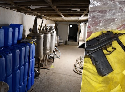 Compleet ondergronds drugslab verscholen achter isolatieplaten: twee mannen bekennen, maar die micro