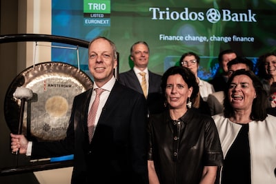 Triodos Bank ziet winst halveren, maar is toch tevreden