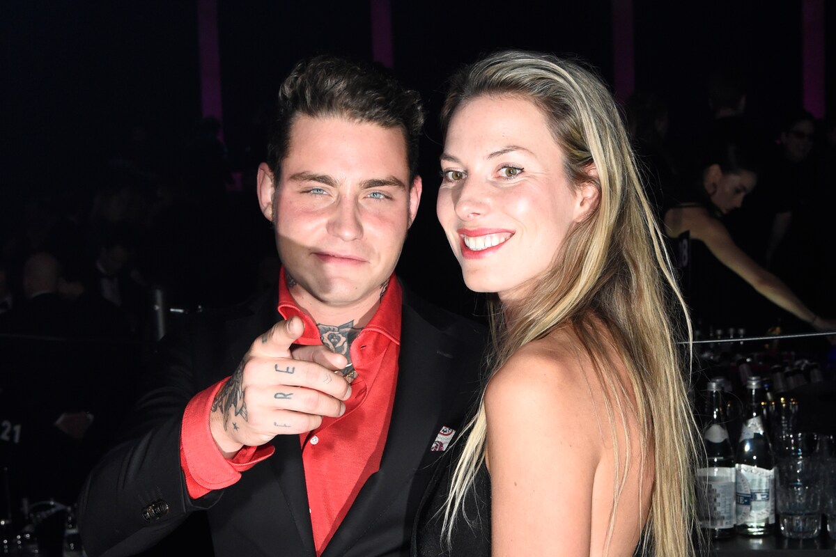 Op de foto:  Douwe Bob Posthuma met zijn grote liefde Anouk tijdens Edison Pop 2019.