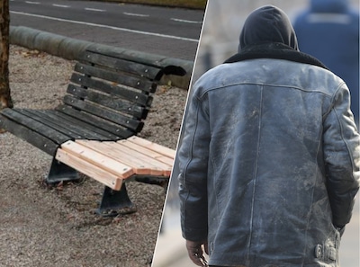 Nederlandse verlengt stiekem houten bankje voor daklozen: ‘Op 1,20 meter kun je niet goed liggen’