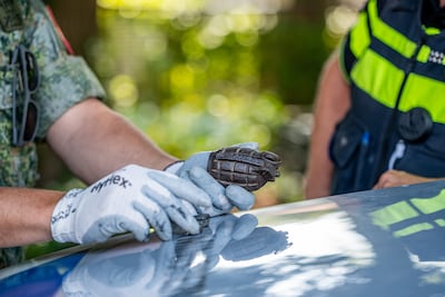 Handgranaat uit Tweede Wereldoorlog gevonden in tuin in Oosterbeek