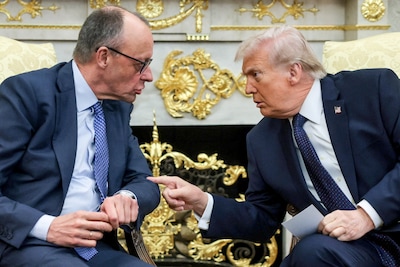 VS trekken 5.000 militairen terug uit Duitsland na clash tussen Trump en Duitse bondskanselier Merz