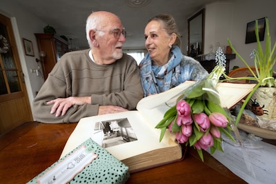 Theo en Ali hadden hun eerste date op Valentijnsdag, precies 56 jaar geleden: ‘Altijd gebleven’