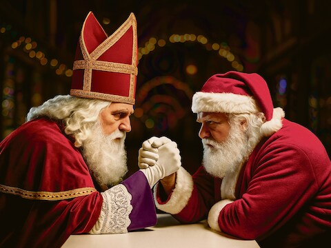 Drukt de Kerstman Sinterklaas in het verdomhoekje? ‘Sint is een ouwe taaie’
