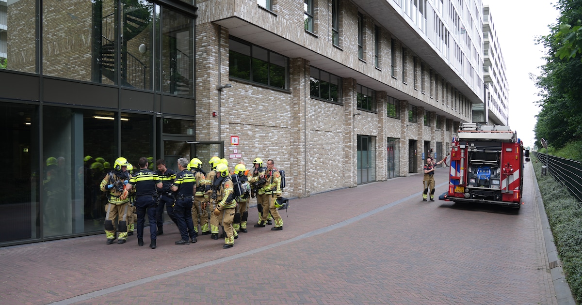 Klein brandje in kelder van flatgebouw in Nijmegen