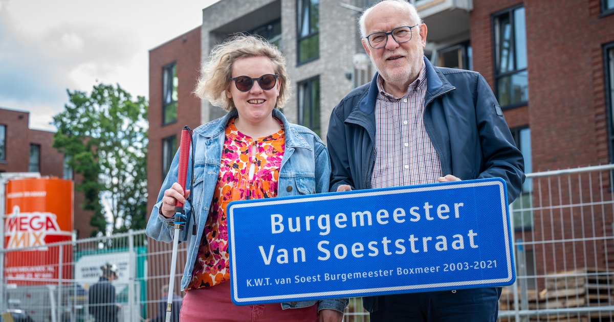 Evelien (41) gaat wonen in straat vernoemd naar haar vader (74): ‘Een beetje gek’