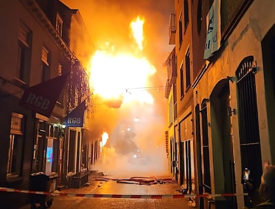 Stadsbrand Arnhem begon met twee papiercontainers