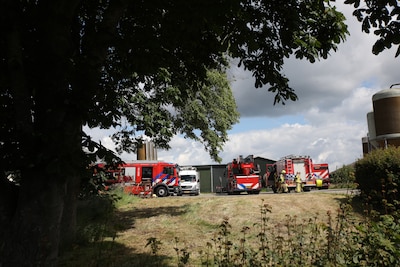 Koeien op tijd in veiligheid gebracht bij stalbrand in buite