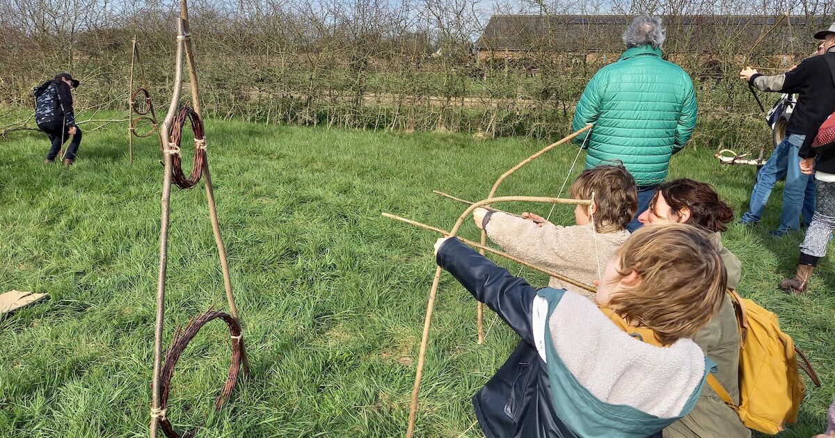 Creatieve natuuractiviteiten voor kinderen tijdens NK Maasheggen