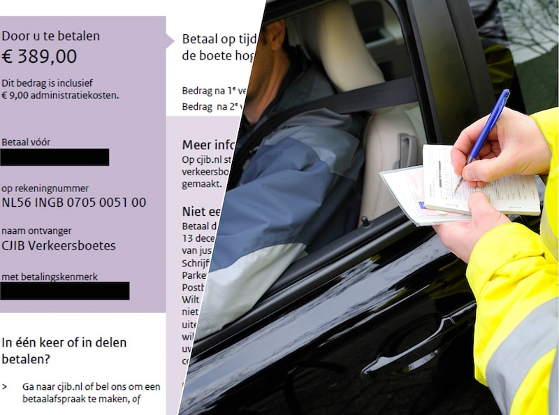 In drie stappen van 320 naar 960 euro bij een verkeersboete, en ...