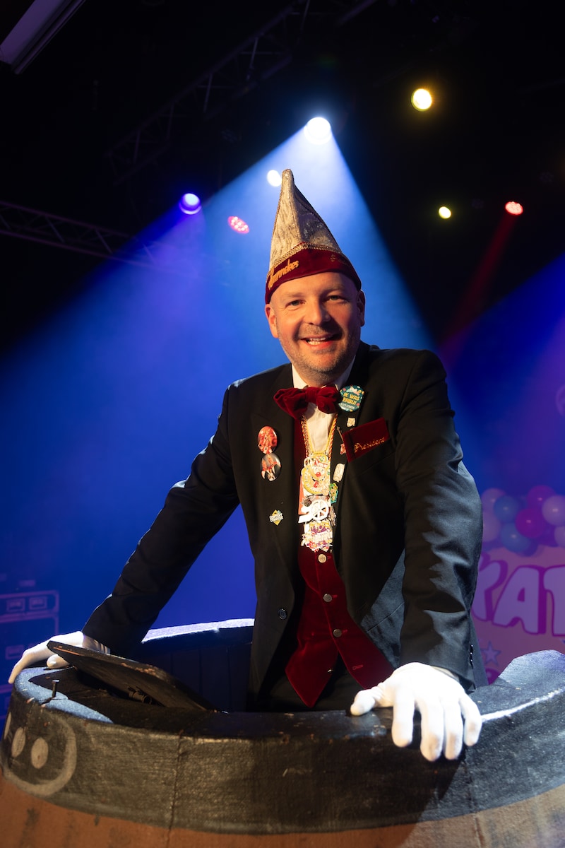 President Maarten Kooiker van De Knunnekes in Groenlo.