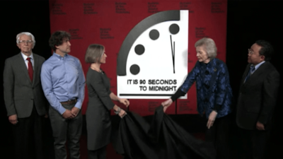 'Doemdagklok' weer dichter bij middernacht