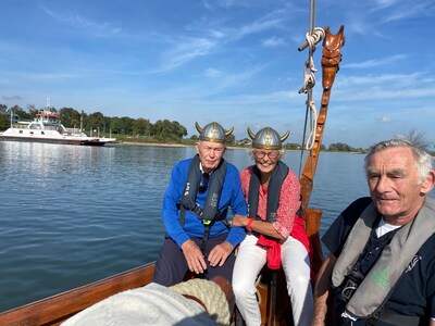 Lage waterstand van Nederrijn en lek belemmert de scheepvaart, maar daar trekt het Wijkse Vikingschi