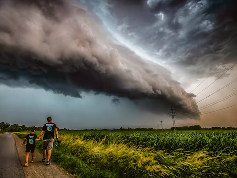 De wolk die de storm in Winterswijk veroorzaakte