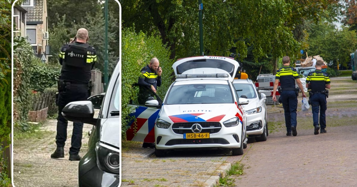 Kinderen lopen rond met ‘vuurwapen’ in Breukelen, politie neemt geen risico en zet straat af