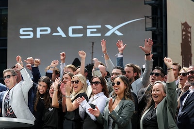 Aandelen SpaceX zakken verder weg: voor het eerst onder introductieprijs
