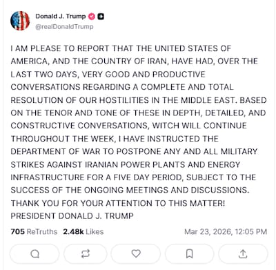 Amerika heeft 'zeer goede en productieve' gesprekken met Iran, olieprijzen zakken direct