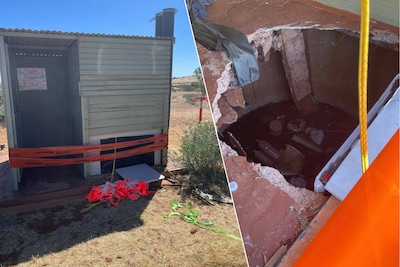 Shit happens! Vrouw zit drie uur tot haar middel vast in drollen nadat toilet in Australische wildernis instort