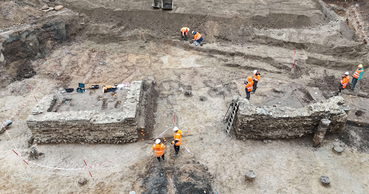 Archeologen doen unieke vondst in Nijmegen: grootste Romeinse badhuis van Nederland opgegraven