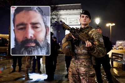 Terrorist (48) wil aanslag plegen bij Arc de Triomphe en wordt doodgeschoten, was pas net vrij na terreuraanslag