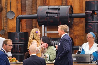 Hoe is het om de koning te ontvangen? Stadsboerin Ellen onthult hoe dat gaat: ‘We hebben de broodjes ingepakt voor Máxima’