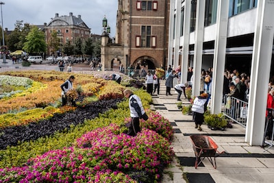 Arnhems stadhuis oogt zondag als een outdoor tuincentrum, wethouder gaat uitzicht missen