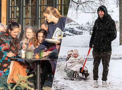 Scheidslijn van weertypes loopt dwars door Nederland: kans op sneeuw, maar ook op zon