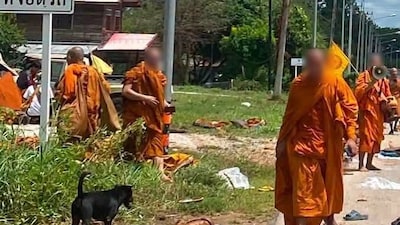 Drama in Thailand: kind kruipt achter stuur van pick-uptruck en rijdt in op stoet monniken, acht doden