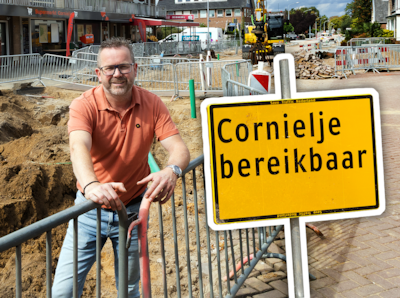 Verkeersborden verpesten supermarktdroom van Gerwin in dorp: ‘Klanten worden er tureluurs van’