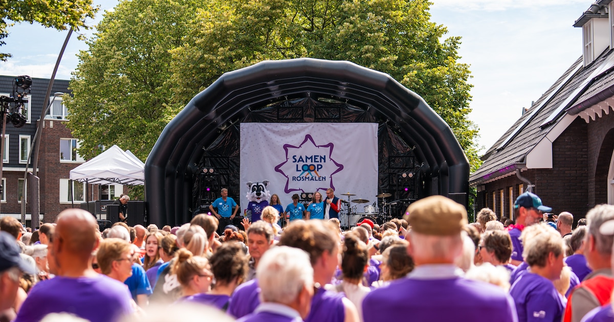 Honderden deelnemers halen bijna 160.000 euro op tijdens Samenloop in Rosmalen